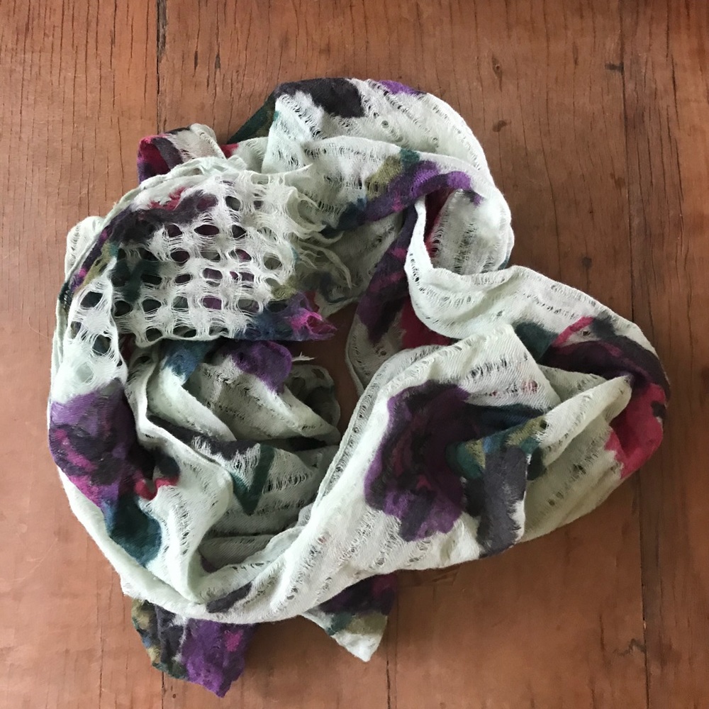 Madewell multicolored rectangular scarf